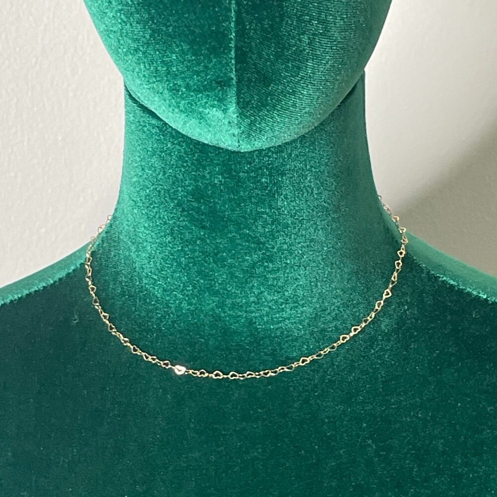 Natalie B Jewelry | Le Heart Chain in Gold
